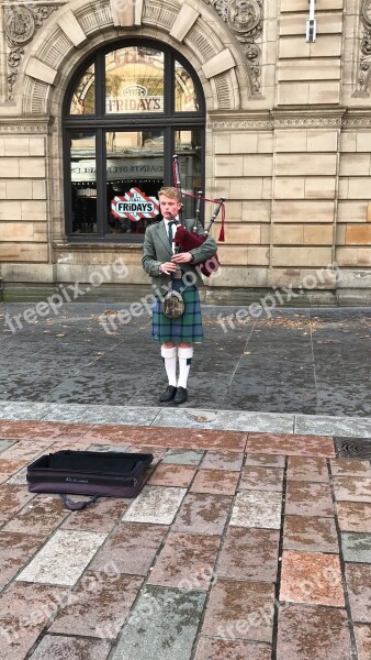 Pipe Glasgow Pedestrian Free Photos