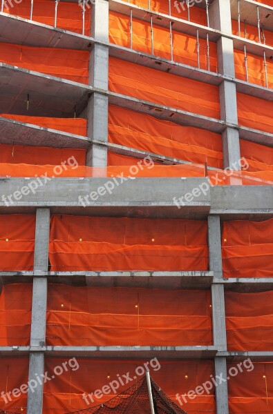 Construction Tarp Architecture Free Photos