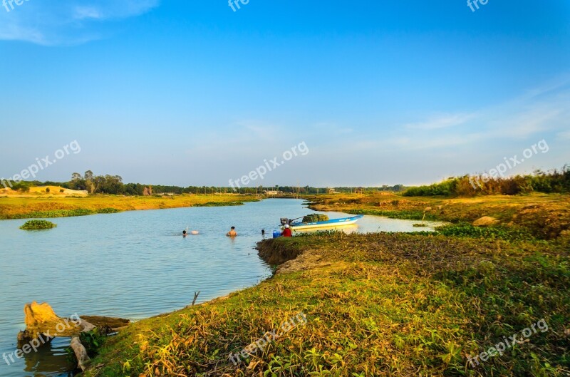 Lake The Countryside Outdoors The Grassland The Cultivation