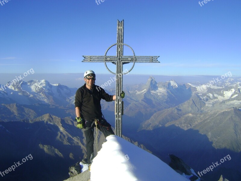 Täschhorn Valais High-altitude Mountain Tour Series 4000 Mountaineering