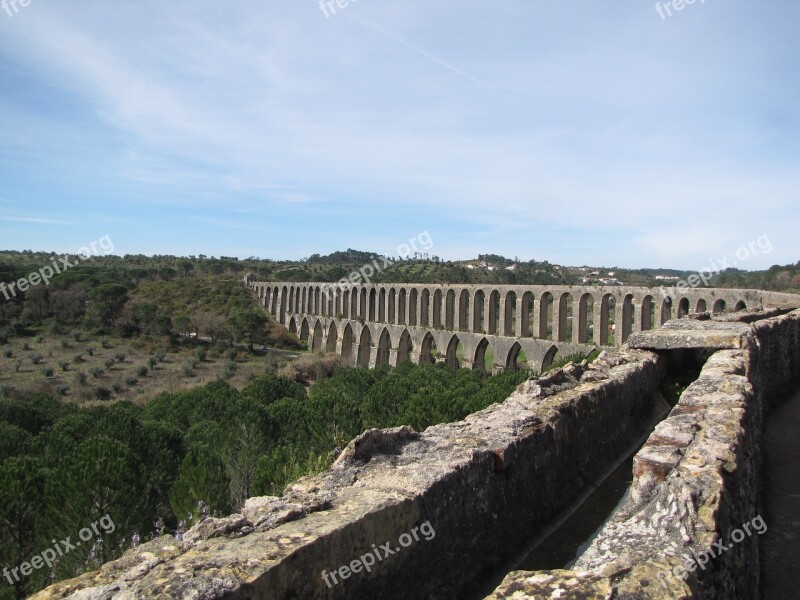 Aqueduct Bridge Historic Old Tomar