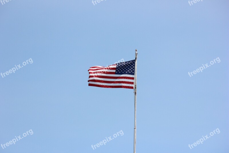 Flag Waving American Patriotic American Flag Waving