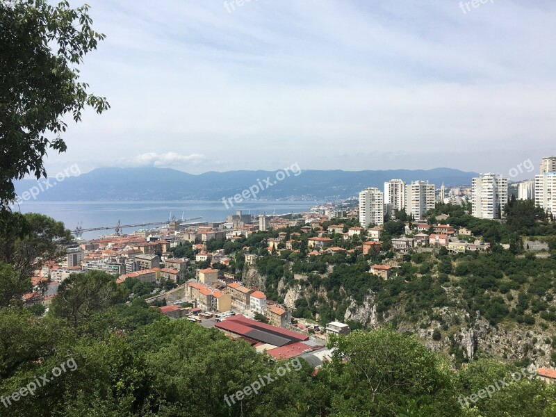 Rijeka Landscape Croatia Free Photos