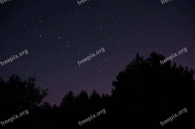 Night Sky Stars Ursa Major Space