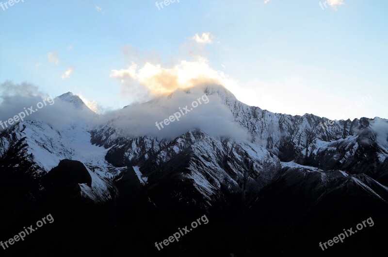 Himalayas Mountains India Himachal Pradesh Spiti