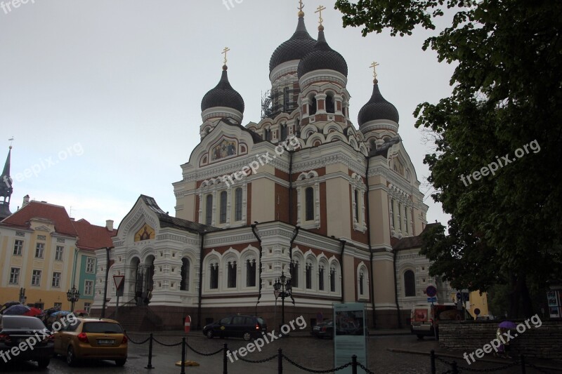 Tallinn Building City Historic Center Historically