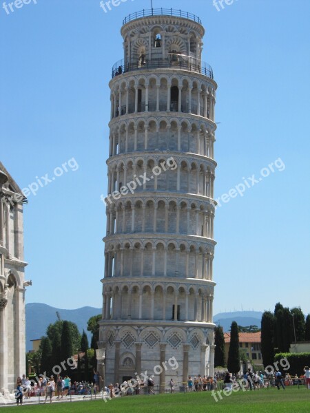 Pisa Tuscany Torre Free Photos