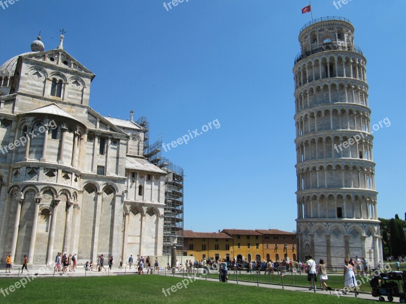 Pisa Tuscany Torre Free Photos