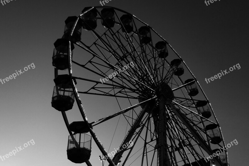 Carousel Lunapark Entertainment Wheel Amusement Park