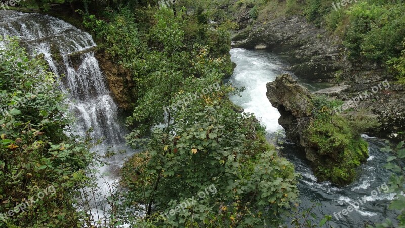 Waterfalls River Slunjčica Free Photos