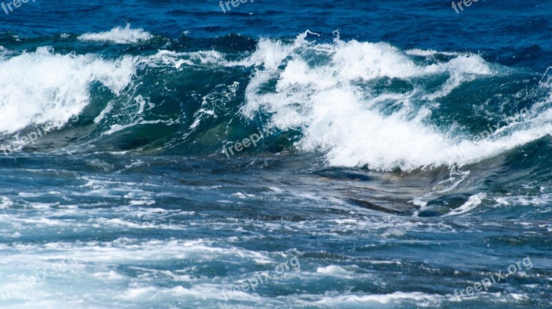 Wave The Waves Waves Sea Water