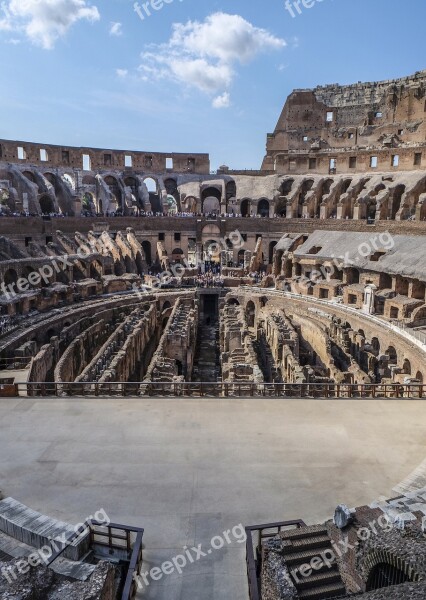 Colosseum Rome Italy Attractions Include Gladiators