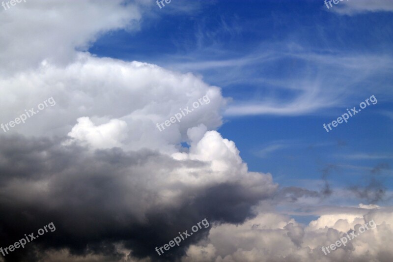 Clouds Weather Cumulus Clouds Storm Clouds Atmosphere