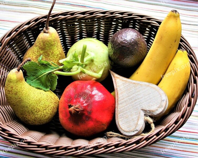 Shopping Cart Vegetables Fruit Vitamins Healthy Eating