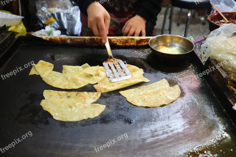 Dumplings Food Roast Daegu Flat All