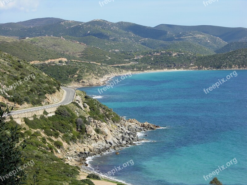 Sardinia Italy Water Summer Costa