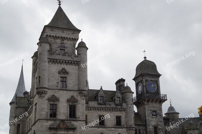 Dunrobin Castle Tower Scotland Fairy Castle Building