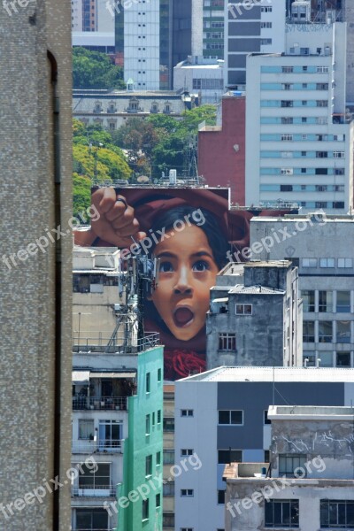 Saopaulo Brazil Graffiti Urban Creativity