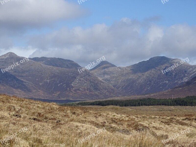 Mountains Ireland Landscape Nature Mountain