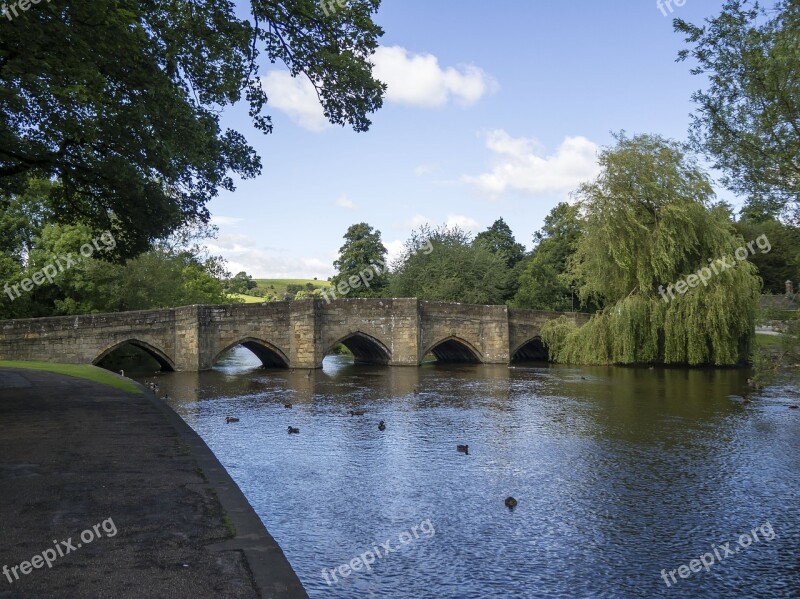 Bakewell England Bridge Free Photos