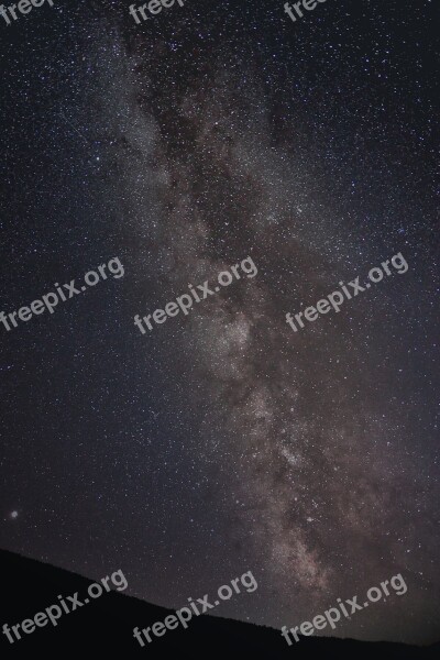 Star Milky Way Night Long Exposure Astronomy