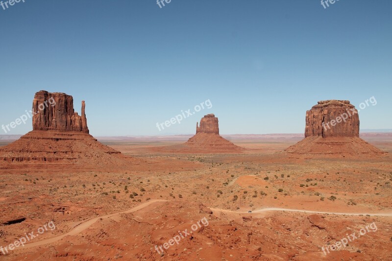 Monument Valley America Desert Landscape Arizona