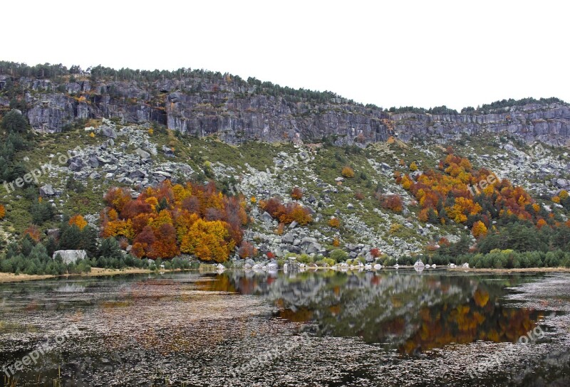 Lagunas De Neila Burgos Lake Nature Clouds