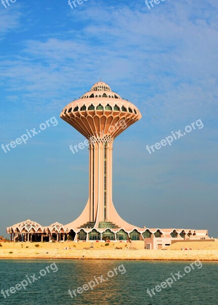 Water Tower Corniche Khobar Attraction Beach