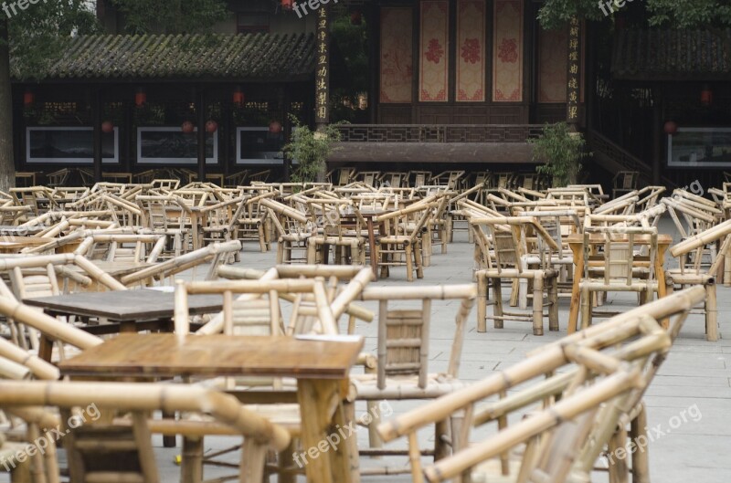 Chengdu Teahouse Sichuan China Asia