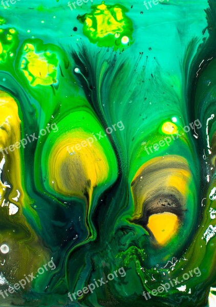 Art Abstract Artistically Painting Close Up