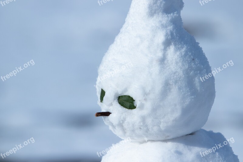 Snow Snowman Winter Christmas Fun