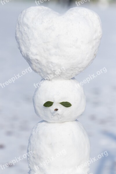 Snow Snowman Winter Christmas Fun