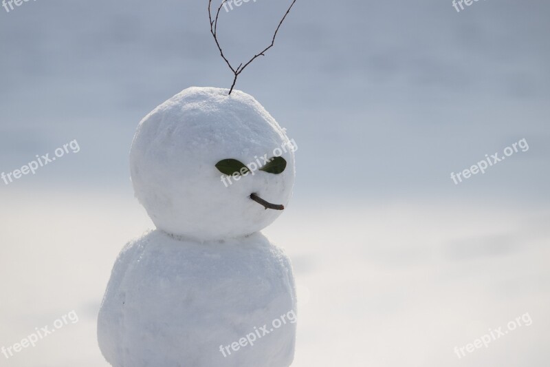 Snow Snowman Winter Christmas Fun