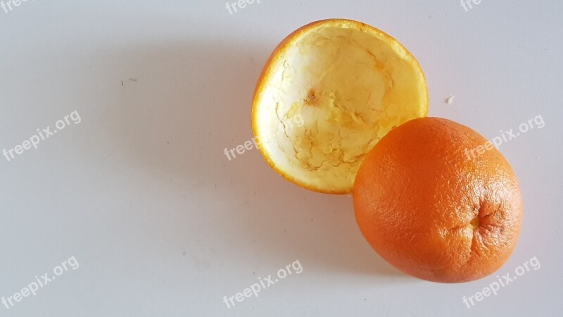 Orange Peel Scorza Citrus Fruits Free Photos