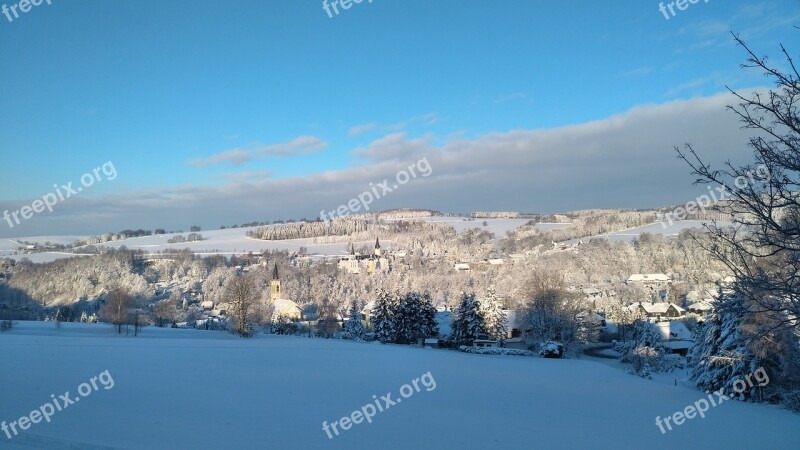 Neuhausen Ore Mountains Winter Vacations Castle Pursche Stone