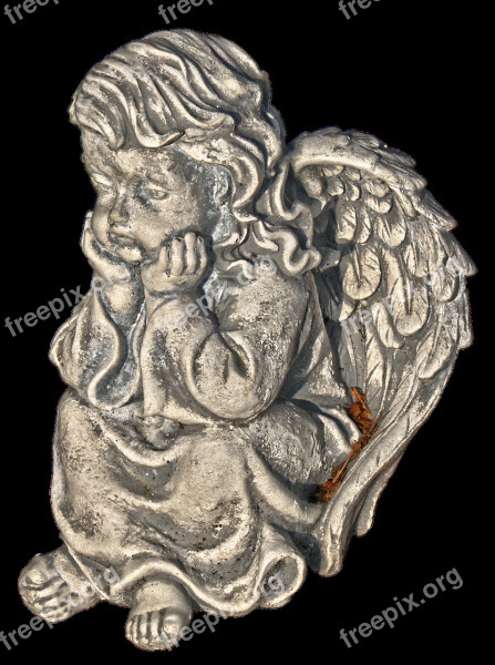 Figure Angel Cherub Wing Female