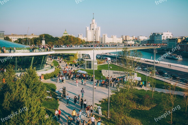 Zaryadye Park Moscow Charge Day