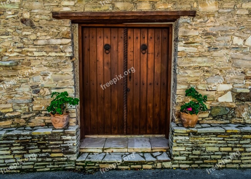 Door House Facade Building Architecture