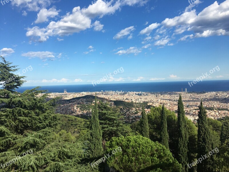 Landscape Barcelona Costa Brava Sea Free Photos