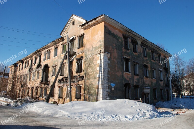 House Building Demolition Collapse Architecture