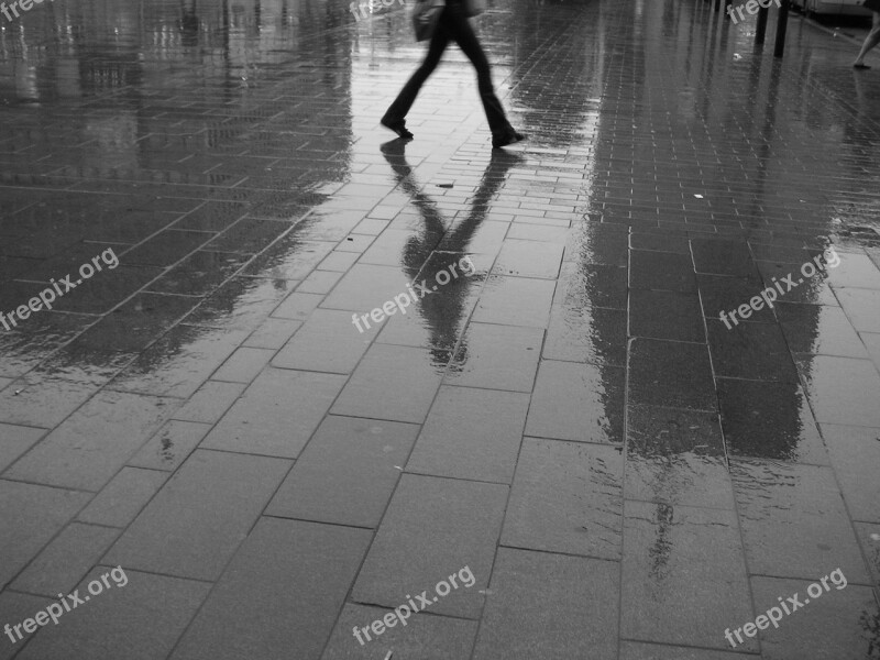 Human Person Road City Rain