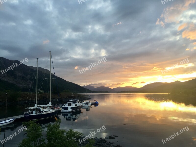 Glencoe Loch Boats Free Photos