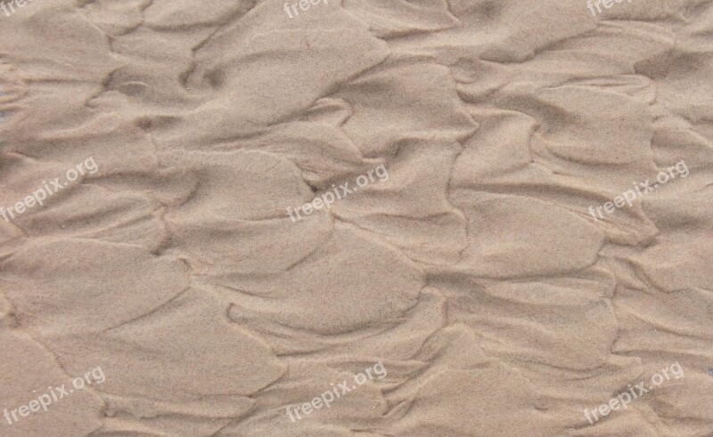 Sand Texture Beach Nature Pattern