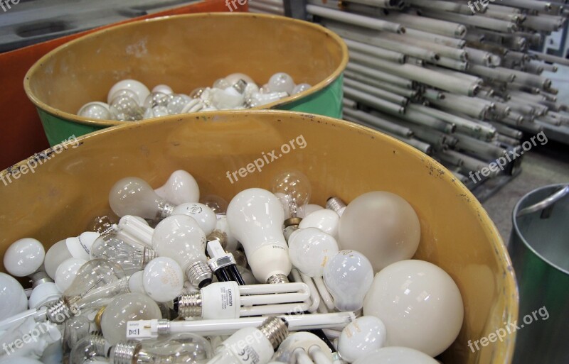 Lamps Recycling Environment Free Photos