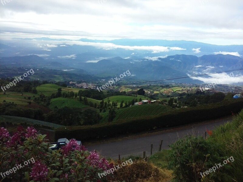 Mountains Cartago Costarica Free Photos