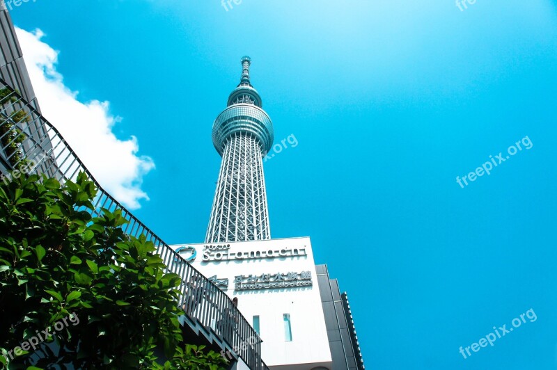 Travel Tokyo Sky Tree Japan Free Photos