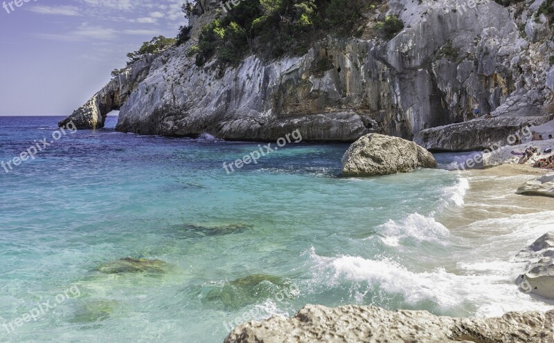 Cala Goloritzè Sardinia Italy Landscape Nature