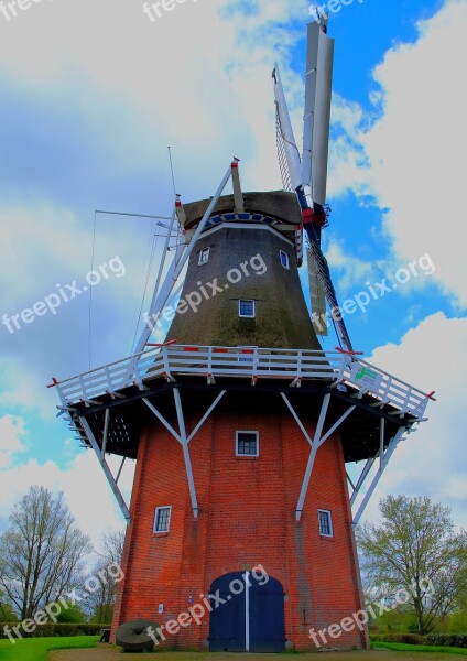 Windmill Wind Power Mill Old Mill Millstone