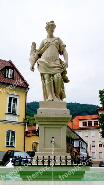 Florian Statue Main Market Square Spitz Austria Free Photos