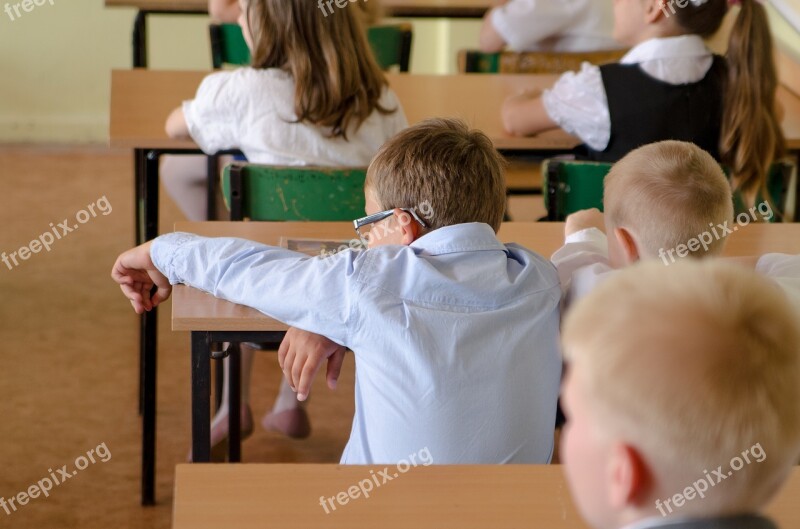 School Boy Child Science A Small Child